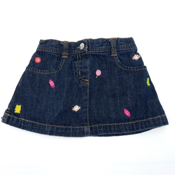 Gymboree Candy Shoppe Baby Girl's Denim Skirt - Picture 1 of 3